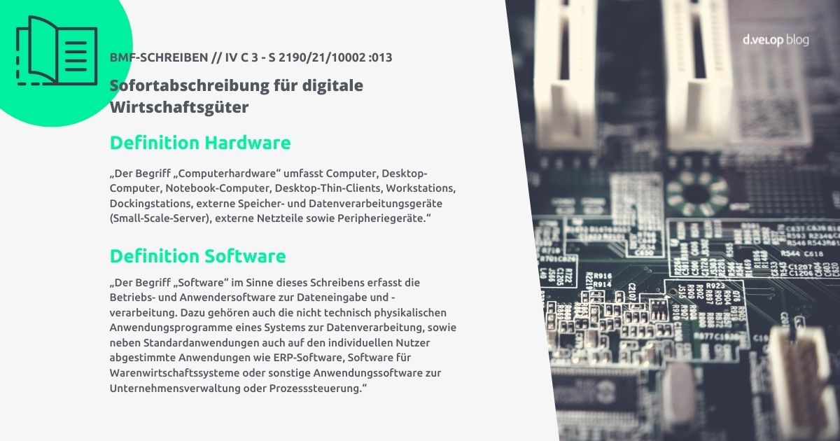 Sofortabschreibung digitaler Wirtschaftsgüter Ein Leitfaden