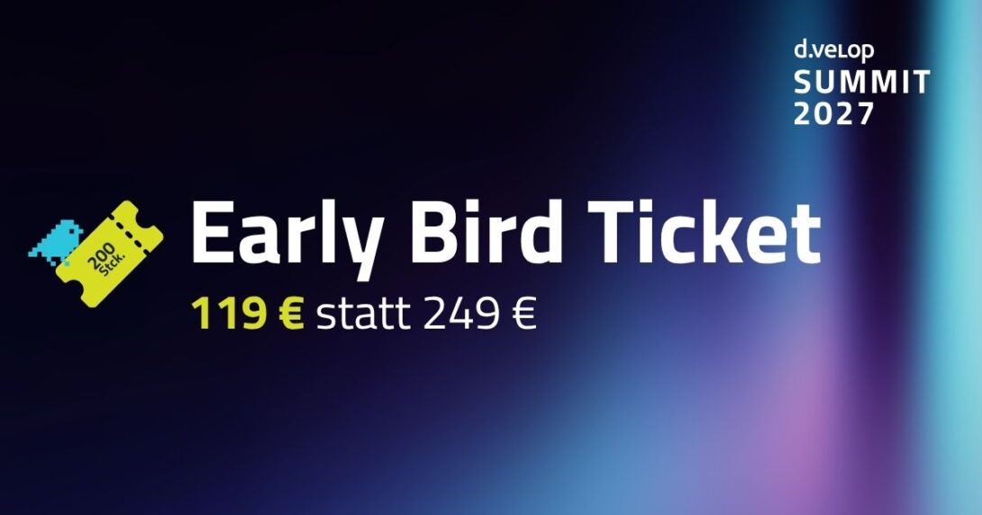 d.velop SUMMIT 2027 Early Bird Ticket