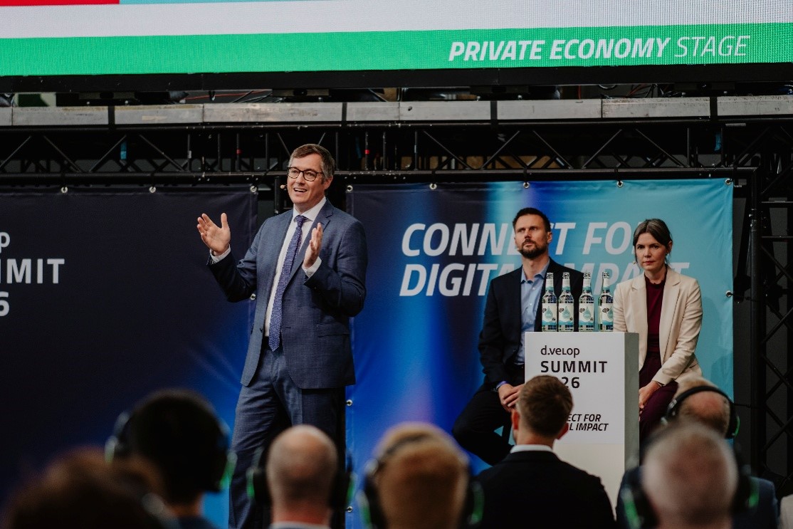 Impression vom REMONDIS-Vortrag beim d.velop SUMMIT 2026