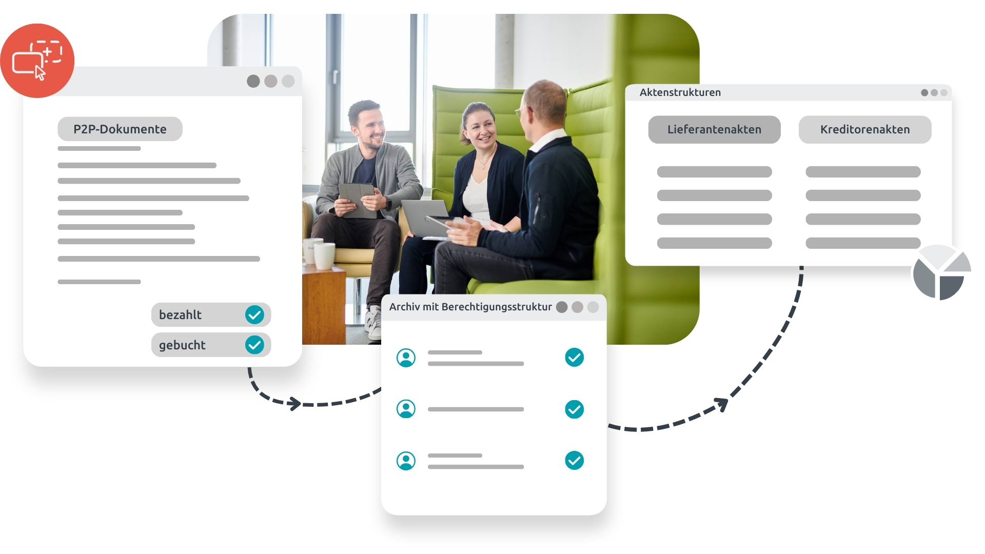 Der P2P-Prozess revisionssicher archiviert