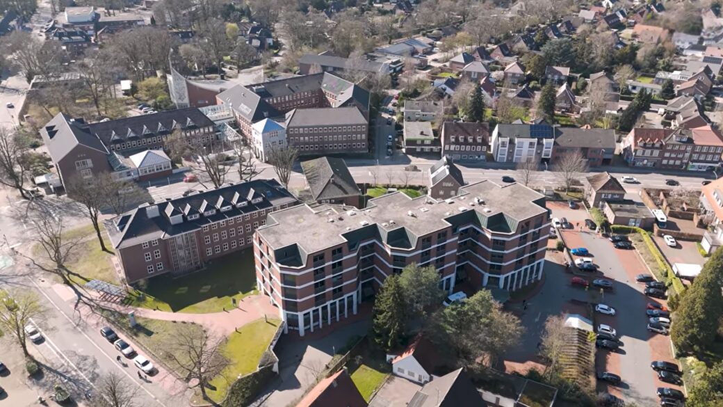 Foto aus der Vogelperspektive vom Landkreis Grafschaft Bentheim