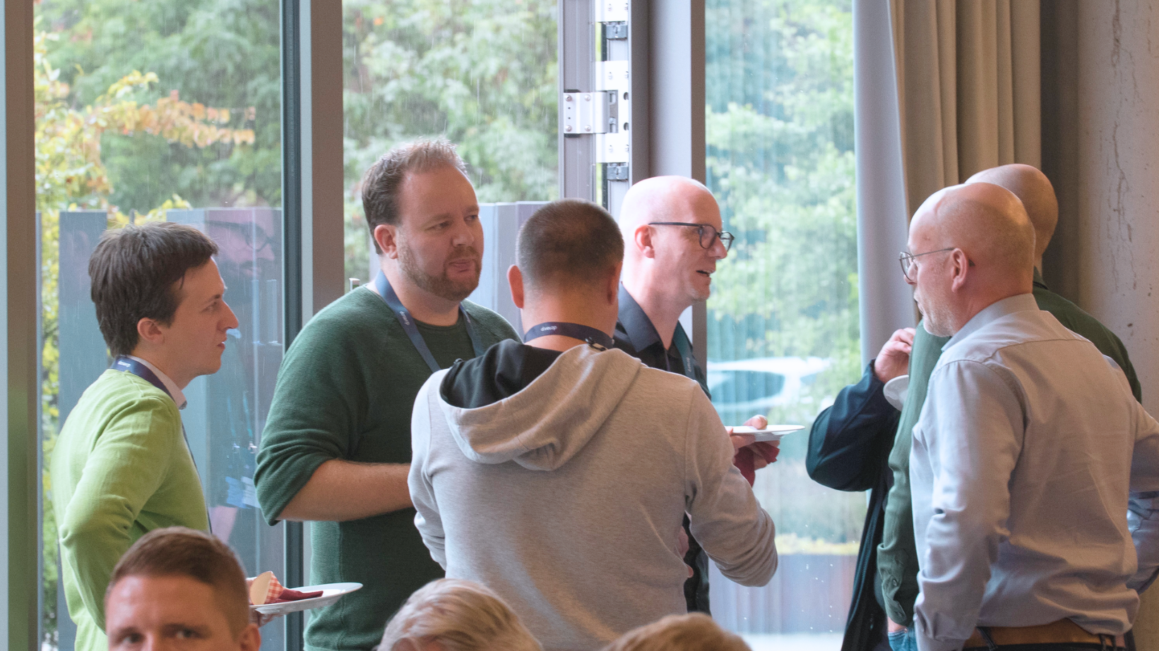 Impression vom Networking beim Community Tag 2025