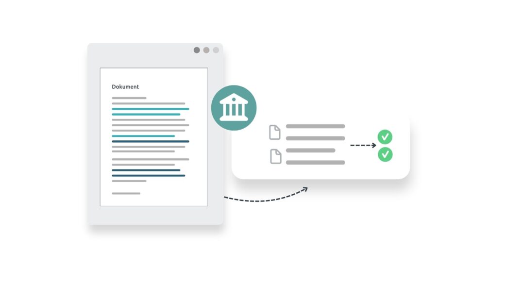Grafik, die zeigt, wie Datensouveränität für Behörden und Verwaltungen funktioniert