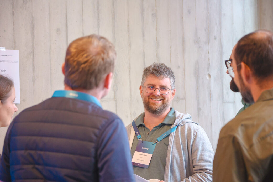 Networking d.velop community talk process studio
