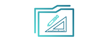 Icon Projektakte in der Industrie