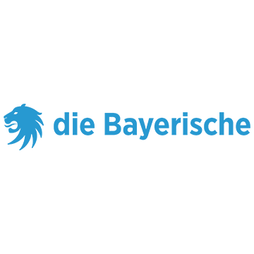 Logo die Bayerische. Referenzkunde der d.velop AG.