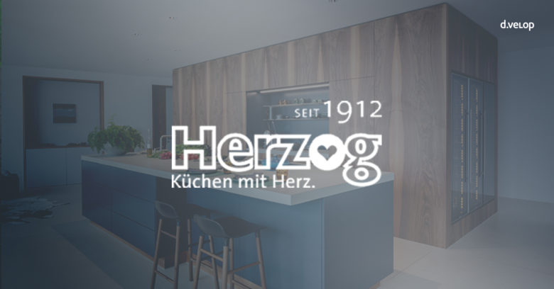 Herzog Küchen setzt d.velop Produkte im Unternehmen ein und ist ein Referenzkunde.