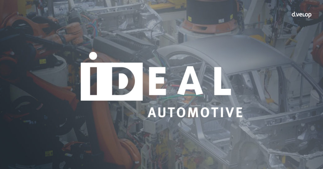 Ideal Automotive setzt d.velop Produkte im Unternehmen ein und ist ein Referenzkunde.