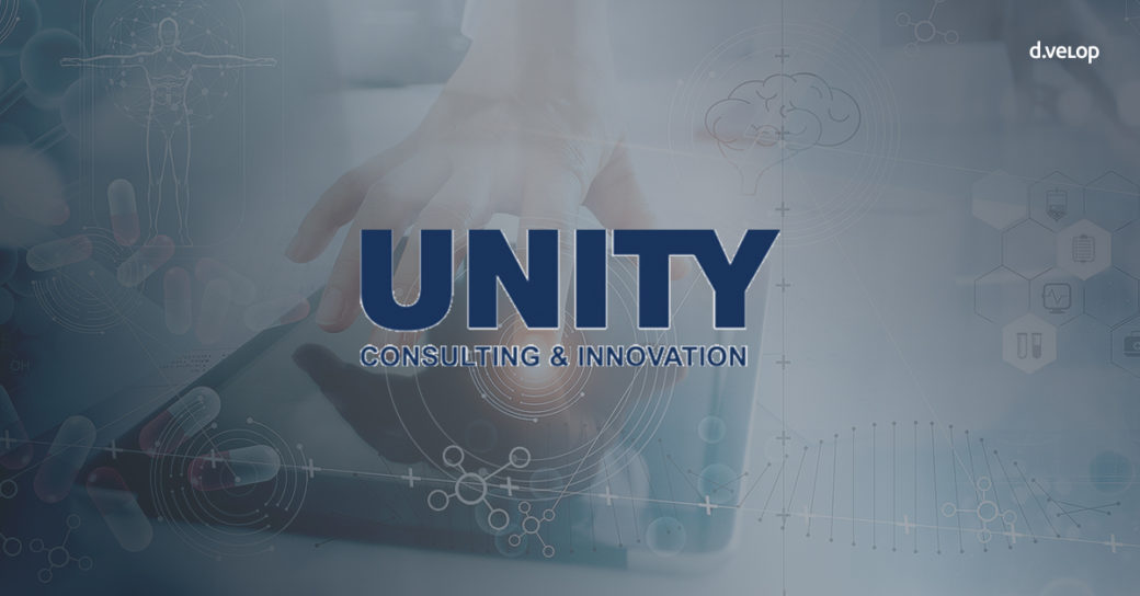 Unity setzt d.velop Produkte im Unternehmen ein und ist ein Referenzkunde.