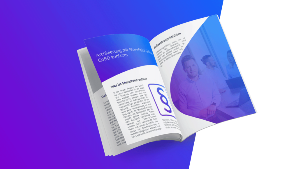 Whitepaper zum Thema GoBD-konforme Archivierung mit SharePoint Online