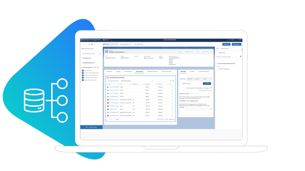 kostengünstiges d.velop Dokumentenarchiv in Salesforce integriert