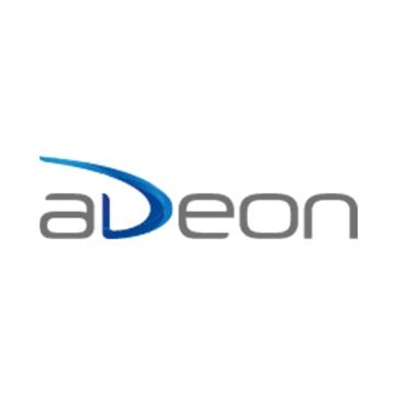 Logo der adeon AG mit Sitz in Altendorf in der Schweiz.