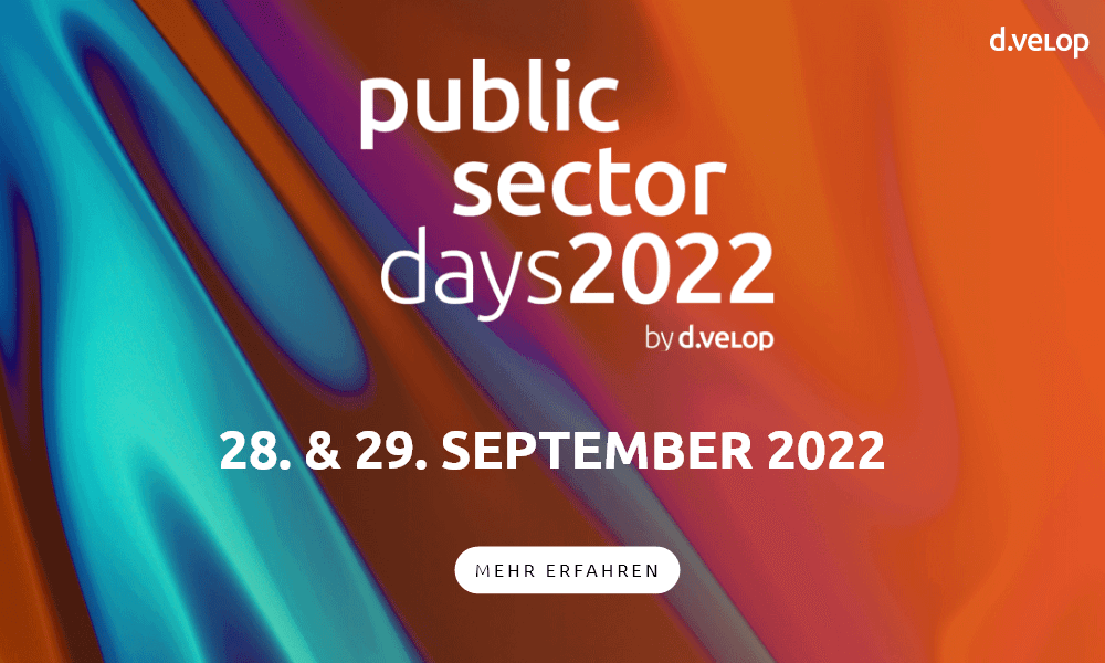 Visual d.velop public sector days mit Datum