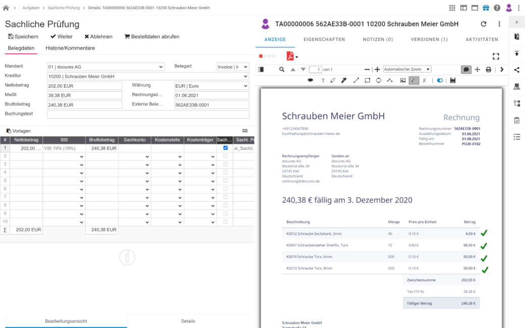 Als App Builder mit deiner Lösung unser d.velop invoices zur Eingangsrechnungsverarbeitung ergänzen.