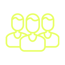 Icon Team in der Akzentfarbe Frog