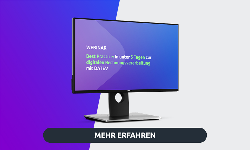 Webinar Rechnungsverarbeitung mit DATEV