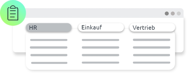 Infografik zum Einsatz der digitale Unterschrift in Abteilungen