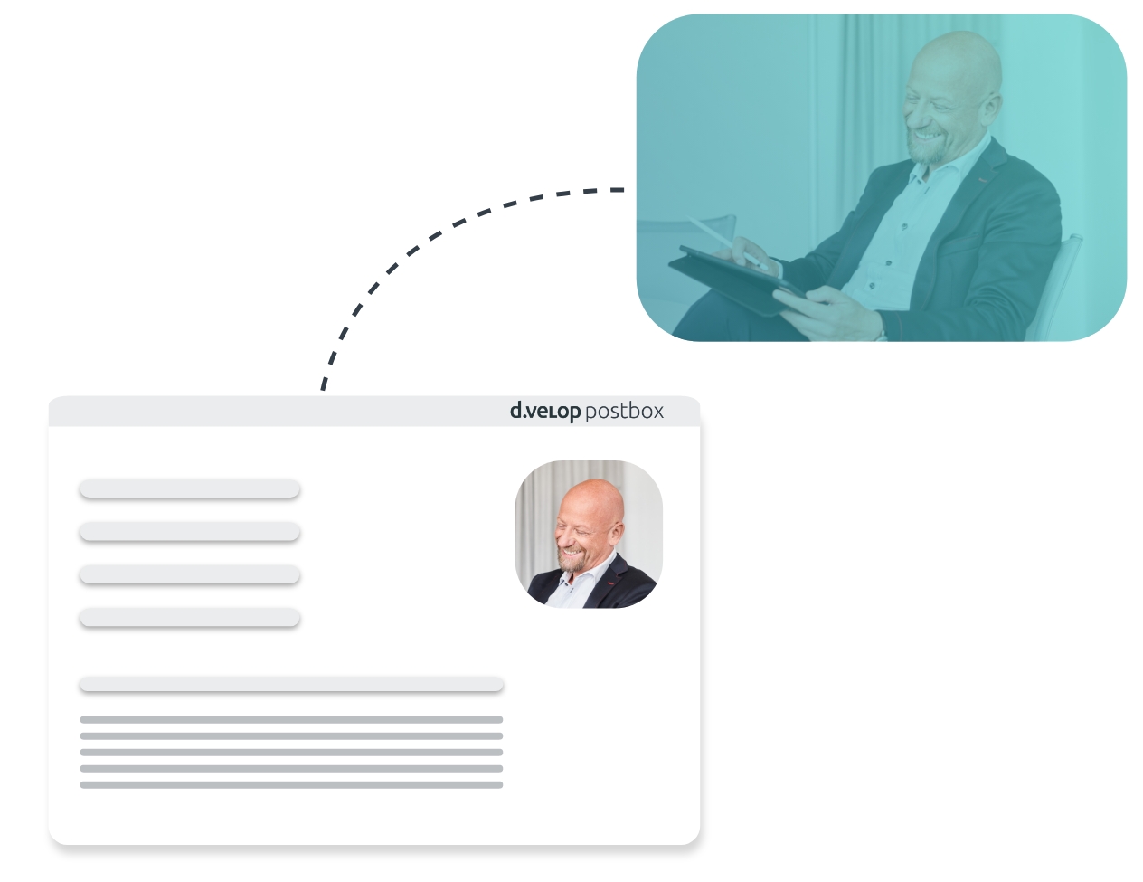 Infografik zur einfachen Stammdatenpflege