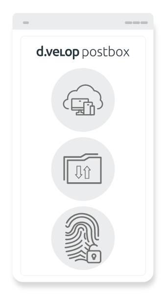 Infografik zur zentralen Ablage der Lohnabrechnung in der Cloud