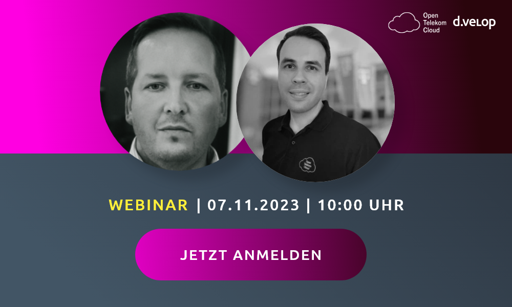 Webinar: Sensible Daten sicher speichern in der Open Telekom Cloud