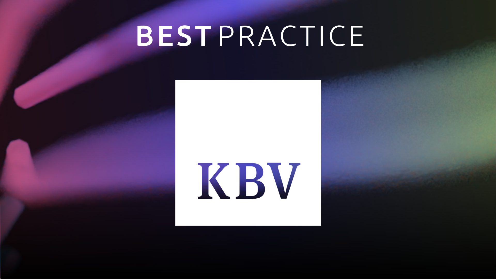 Logo KVB auf dem d.velop summit