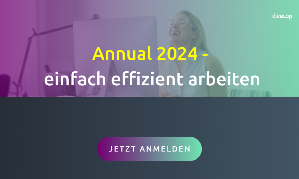 Eventkalender Einladung zum Webinar "Annual 2024 - einfach effizient arbeiten"