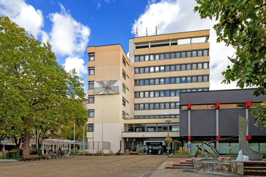 Foto vom Rathaus der Stadt Wesseling
