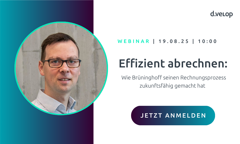 Webinar mit Brüninghoff Group: "Effizient abrechnen – Wie Brüninghoff seinen Rechnungsprozess zukunftsfähig gemacht hat"