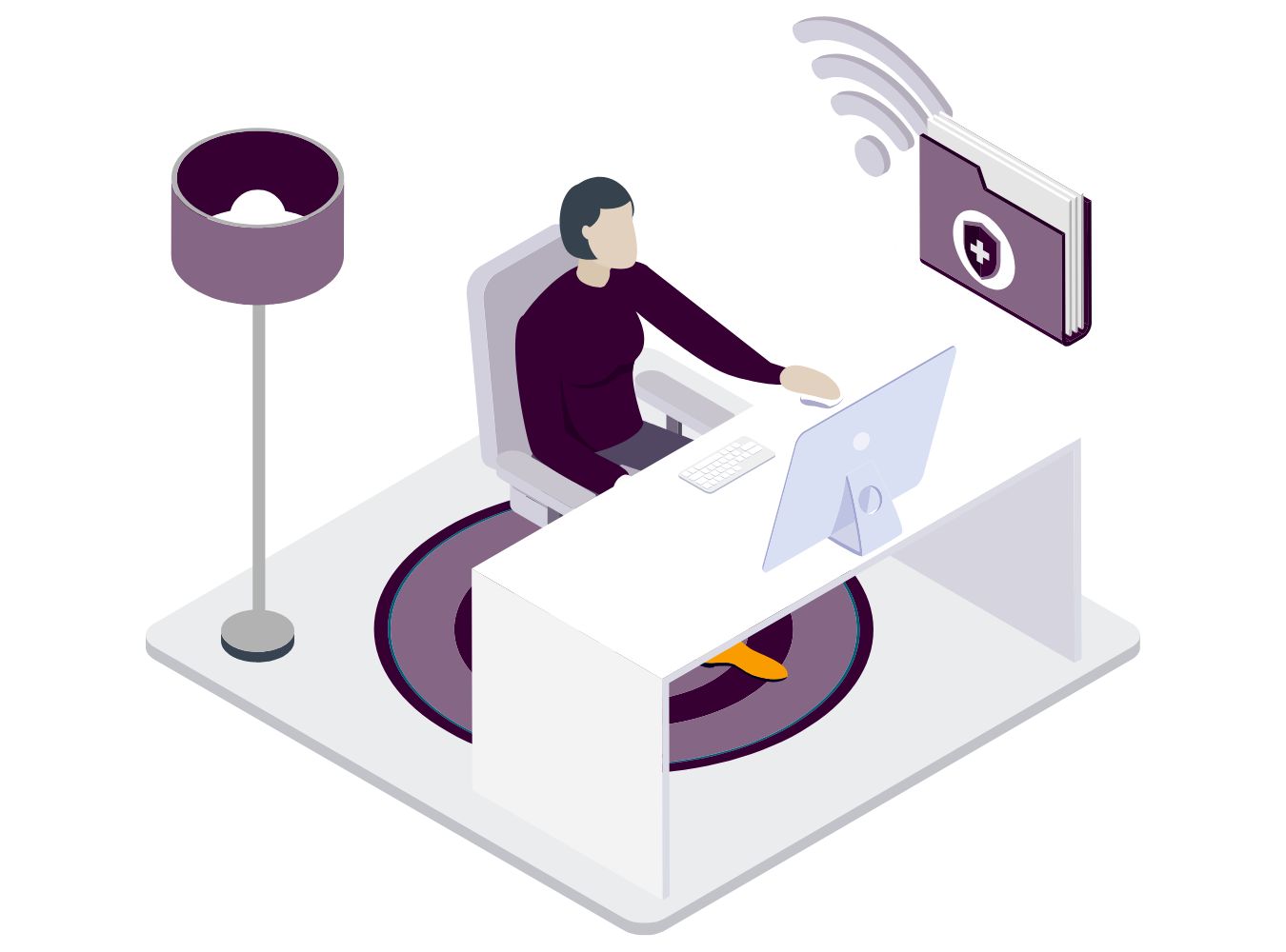 Icon Digitale Zustellung in Versicherungen