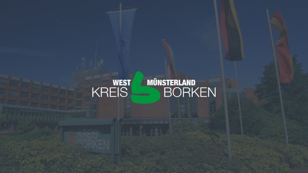 Bild mit Logo Erfolgsgeschichte: Referenz Kreis Borken